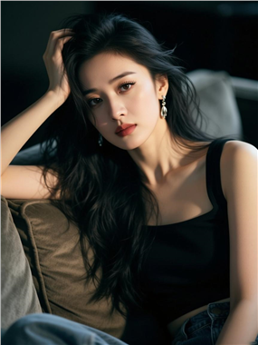 性感撩人慵懒风美女摄影图片